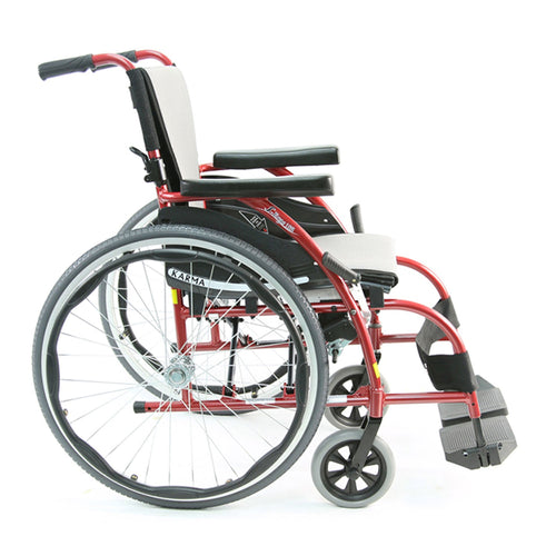 Karman S-Ergo 105 Ergonomic Wheelchair with Fixed Footrest